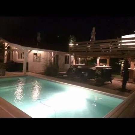 Au Calme Piscine Jacuzzi Hamam Vakantiehuis Andernos-les-Bains